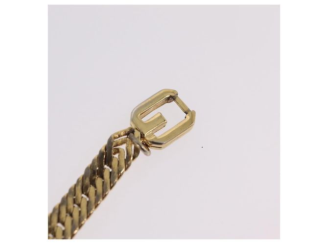 GIVENCHY Bracelet Metal Gold Tone Auth ka6505 - vue 13