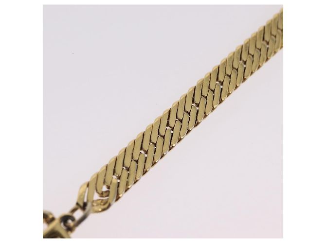 GIVENCHY Bracelet Metal Gold Tone Auth ka6505 - vue 5