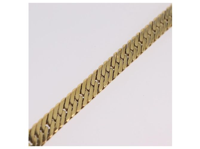 GIVENCHY Bracelet Metal Gold Tone Auth ka6505 - vue 6