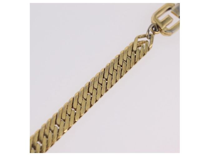 GIVENCHY Bracelet Metal Gold Tone Auth ka6505 - vue 7