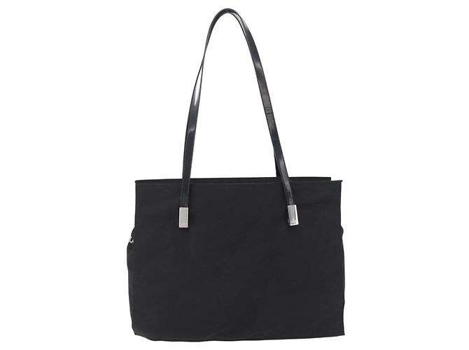Borsa a Tracolla GUCCI Canvas Black Silver 001 3264 Auth ep15886 Nero Argento - vista 13
