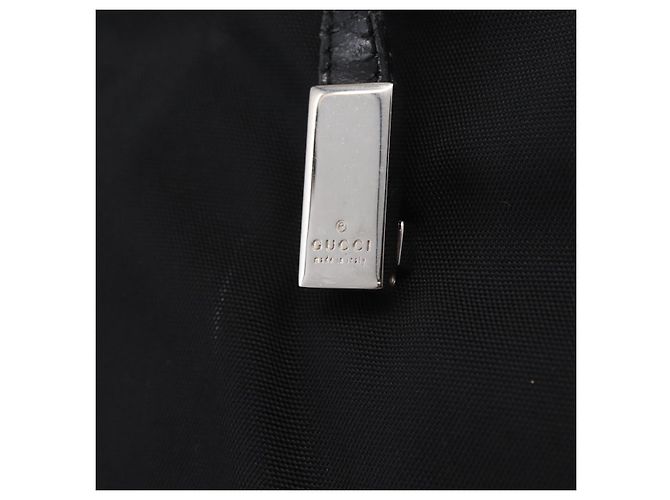 Borsa a Tracolla GUCCI Canvas Black Silver 001 3264 Auth ep15886 Nero Argento - vista 17