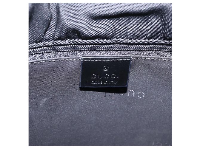 Borsa a Tracolla GUCCI Canvas Black Silver 001 3264 Auth ep15886 Nero Argento - vista 18