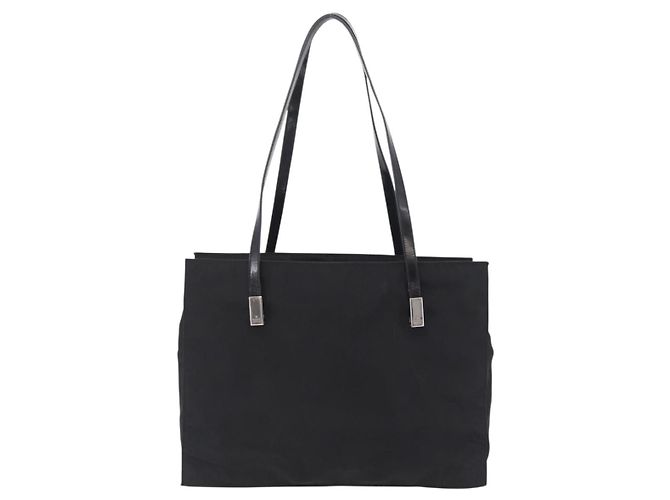 Borsa a Tracolla GUCCI Canvas Black Silver 001 3264 Auth ep15886 Nero Argento - vista 2