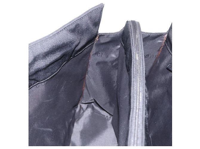 Borsa a Tracolla GUCCI Canvas Black Silver 001 3264 Auth ep15886 Nero Argento - vista 22