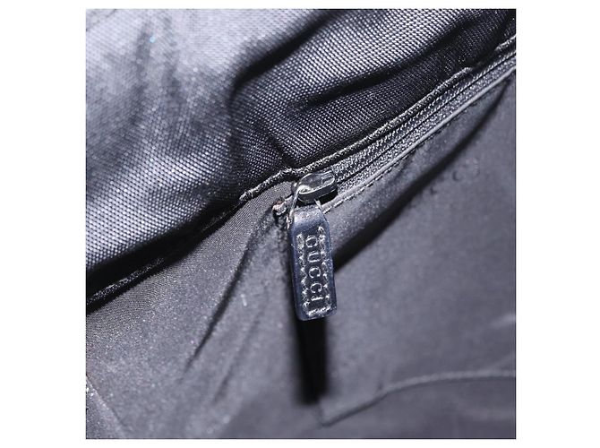 Borsa a Tracolla GUCCI Canvas Black Silver 001 3264 Auth ep15886 Nero Argento - vista 24