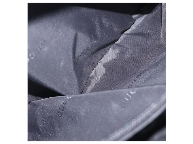 Borsa a Tracolla GUCCI Canvas Black Silver 001 3264 Auth ep15886 Nero Argento - vista 27