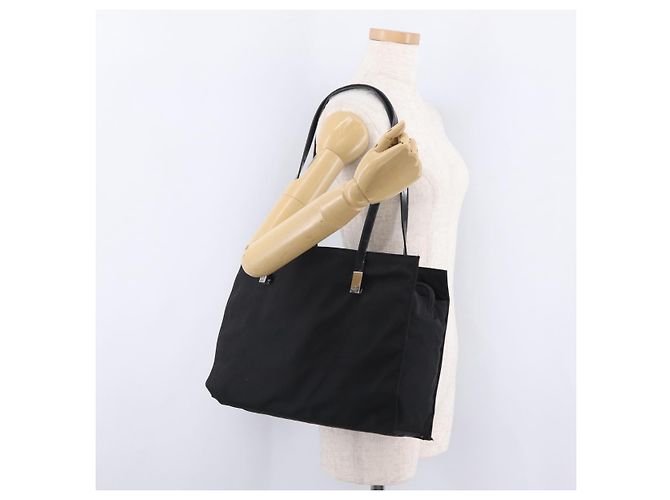 Borsa a Tracolla GUCCI Canvas Black Silver 001 3264 Auth ep15886 Nero Argento - vista 28