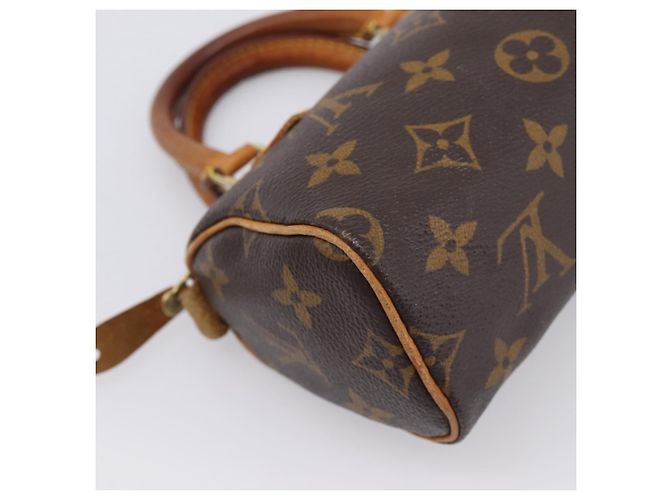 Sac à main LOUIS VUITTON Monogram Mini Speedy M41534 LV Auth ka6485 Monogramme - vue 17
