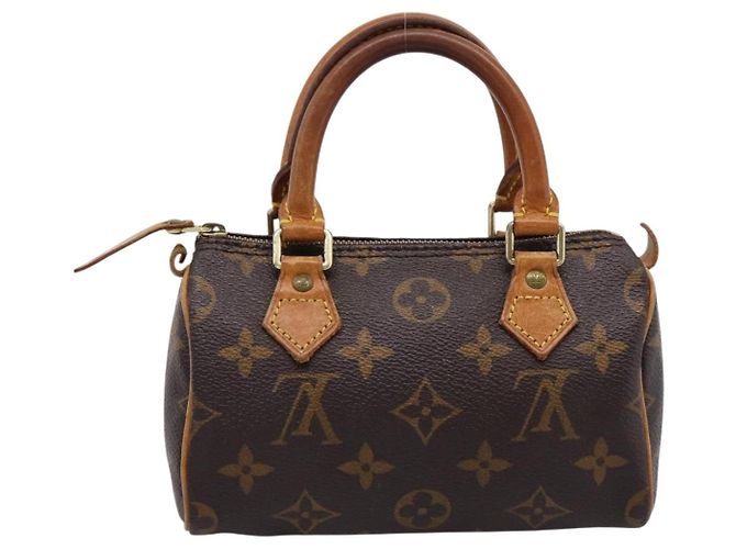 Sac à main LOUIS VUITTON Monogram Mini Speedy M41534 LV Auth ka6485 Monogramme - vue 2