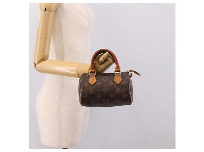 Sac à main LOUIS VUITTON Monogram Mini Speedy M41534 LV Auth ka6485 Monogramme - vue 20