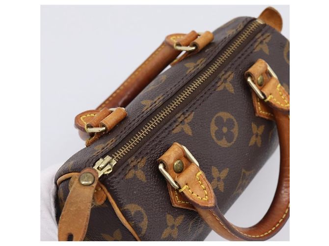 Sac à main LOUIS VUITTON Monogram Mini Speedy M41534 LV Auth ka6485 Monogramme - vue 6