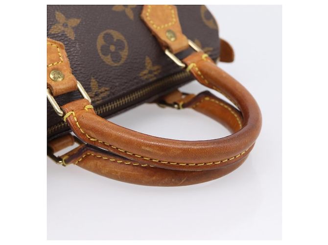 Sac à main LOUIS VUITTON Monogram Mini Speedy M41534 LV Auth ka6485 Monogramme - vue 7