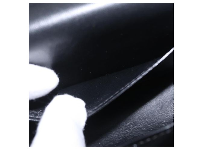 Borsa a tracolla BURBERRY in pelle nera e oro Auth ka6426V Nero - vista 24