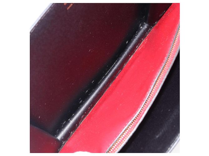 Borsa a mano LOUIS VUITTON Epi Varenne Nero Rosso M52387 LV Auth 206618 - vista 10