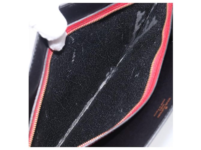 Borsa a mano LOUIS VUITTON Epi Varenne Nero Rosso M52387 LV Auth 206618 - vista 11