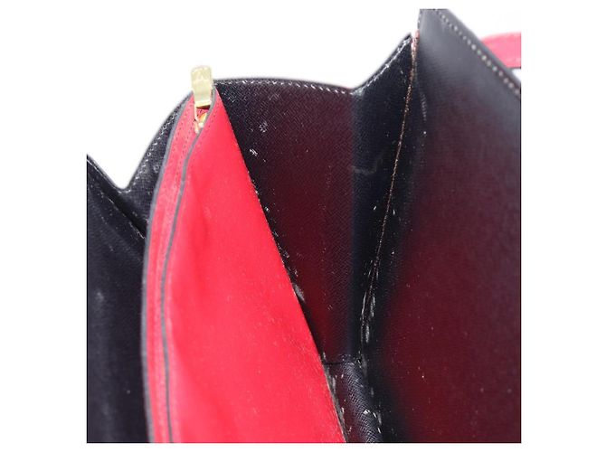 Borsa a mano LOUIS VUITTON Epi Varenne Nero Rosso M52387 LV Auth 206618 - vista 20