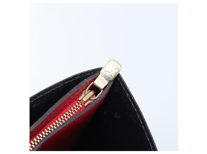 Borsa a mano LOUIS VUITTON Epi Varenne Nero Rosso M52387 LV Auth 206618 - vista 21