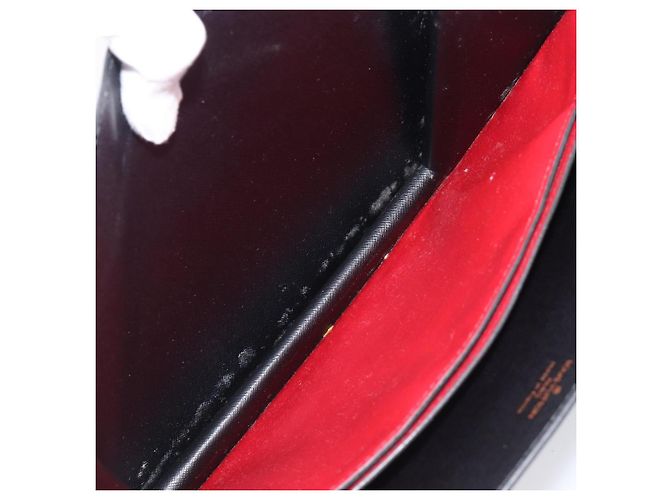 Borsa a mano LOUIS VUITTON Epi Varenne Nero Rosso M52387 LV Auth 206618 - vista 22