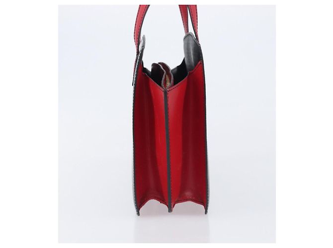 Borsa a mano LOUIS VUITTON Epi Varenne Nero Rosso M52387 LV Auth 206618 - vista 3