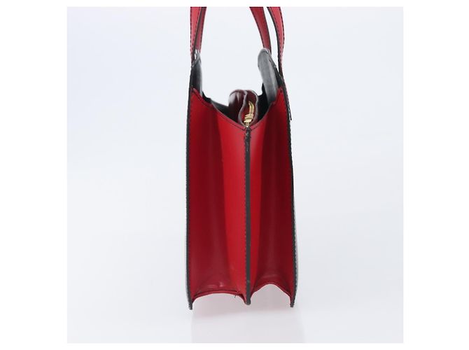Borsa a mano LOUIS VUITTON Epi Varenne Nero Rosso M52387 LV Auth 206618 - vista 4