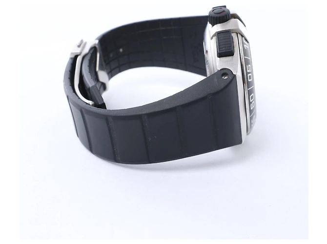 Omega Constellation Double Eagle 121.32.44.52.01.001 8507346 SS x Rubber AT Watch with Black Dial Nero - vista 8