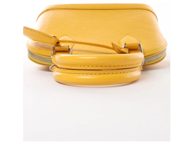 Borsa a mano 2Way Louis Vuitton Alma BB in pelle Epi Gialla M40866 Giallo - vista 4