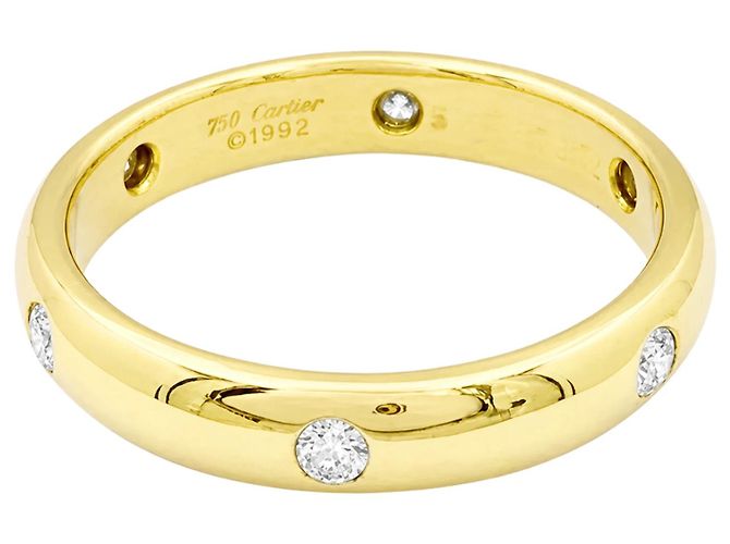 Anillo Cartier, "Stella", oro amarillo, diamantes. - vista 2