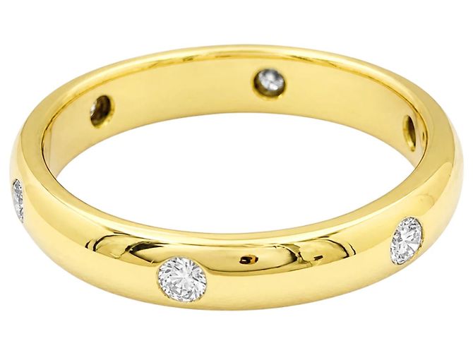 Anillo Cartier, "Stella", oro amarillo, diamantes. - vista 3
