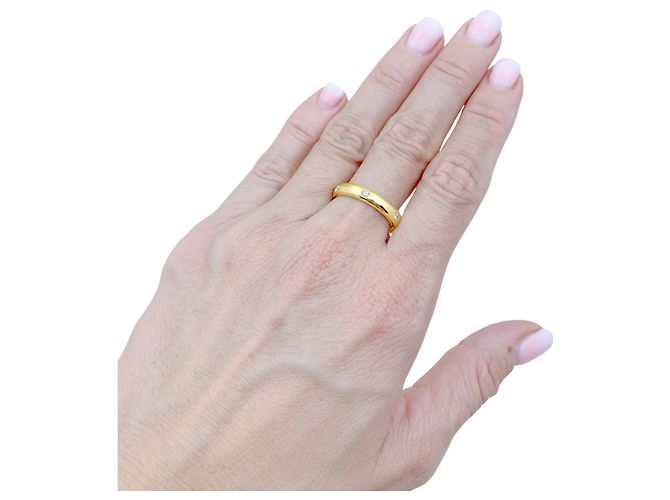 Anillo Cartier, "Stella", oro amarillo, diamantes. - vista 5