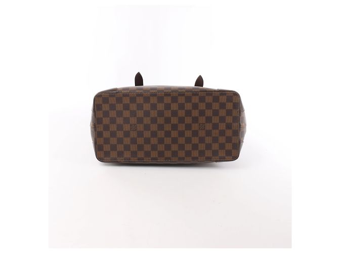 Borsa a tracolla Louis Vuitton Hampstead MM Damier Ebene in marrone Rosso - vista 8