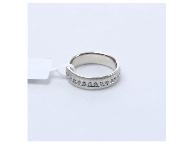 Autre Marque Bague Non Signe en or 14k (Au585) avec 30 diamants naturels Blanc - vue 6