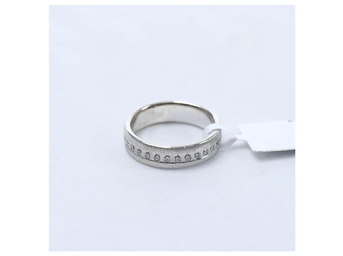 Autre Marque Bague Non Signe en or 14k (Au585) avec 30 diamants naturels Blanc - vue 8