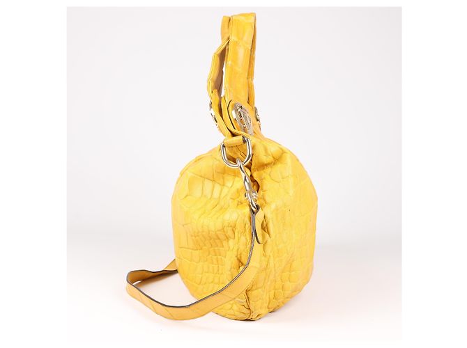 Gucci Exotic leathers - Alligator Hysteria 2-Wege Handtasche in Gelb - view 5