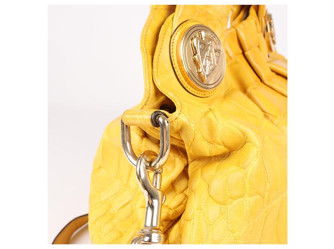 Gucci Exotic leathers - Alligator Hysteria 2-Wege Handtasche in Gelb - view 6