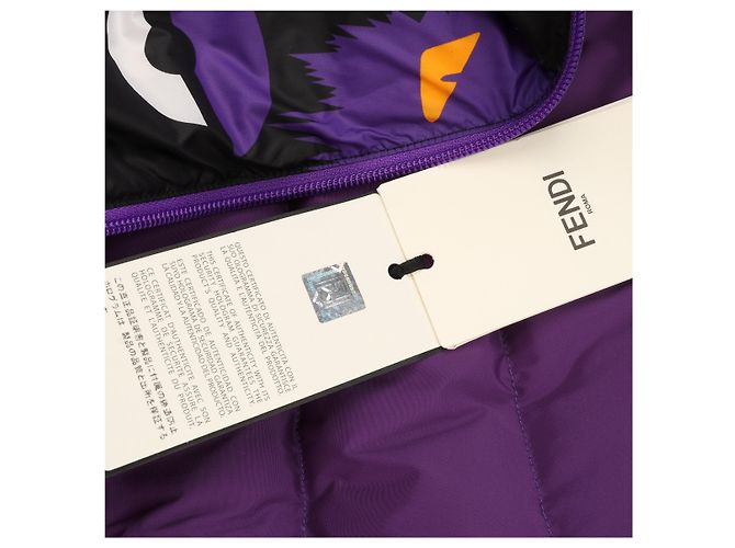 Fendi Puffer Jacke Lila, Größe 44 - Ansicht 7