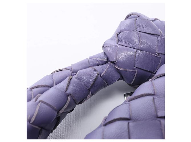 Borsa Bottega Veneta Jodie Mini in pelle Intrecciato, Viola Porpora - vista 10
