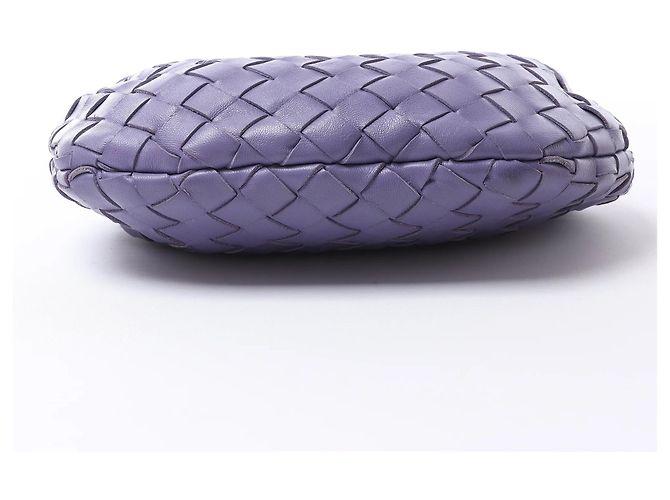 Borsa Bottega Veneta Jodie Mini in pelle Intrecciato, Viola Porpora - vista 7