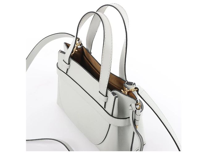 LOEWE Gate Mini Top Handle Leather 2Way Handbag in Gray Grey - view 5