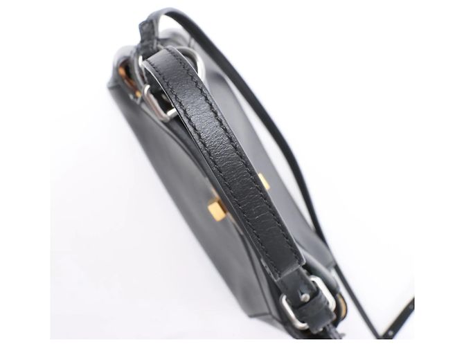 Borsa a mano 2Way Fendi Peekaboo Mini in pelle Nero 8BN227 Marrone - vista 15