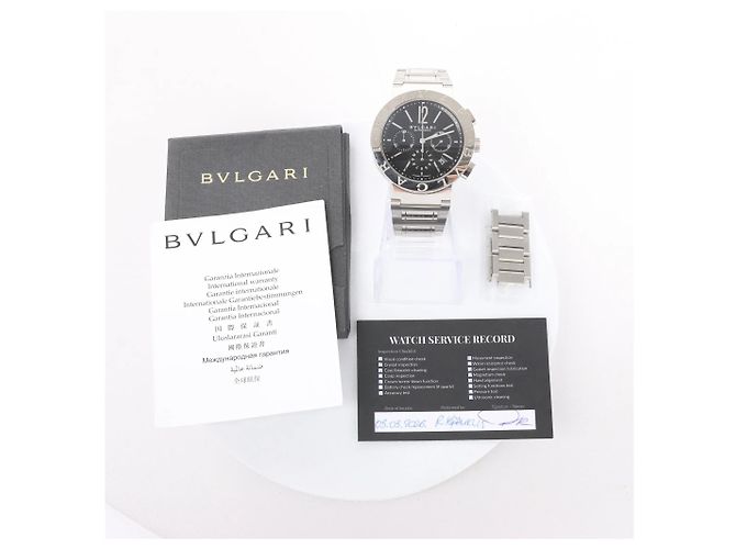 Bulgari Orologio Bvlgari Bvlgari Bvlgari BB42SSCH O3235 SS AT con quadrante nero - vista 11