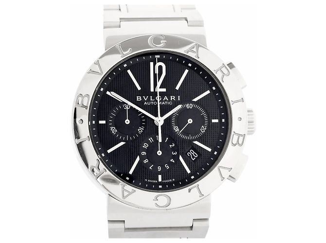 Bulgari Orologio Bvlgari Bvlgari Bvlgari BB42SSCH O3235 SS AT con quadrante nero - vista 2