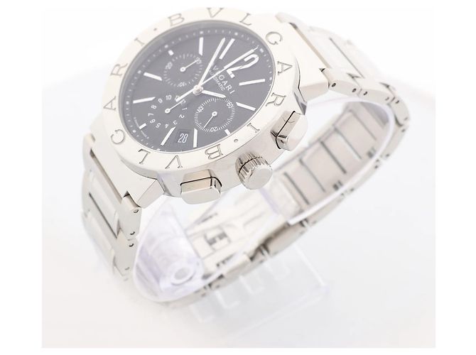 Bulgari Orologio Bvlgari Bvlgari Bvlgari BB42SSCH O3235 SS AT con quadrante nero - vista 3
