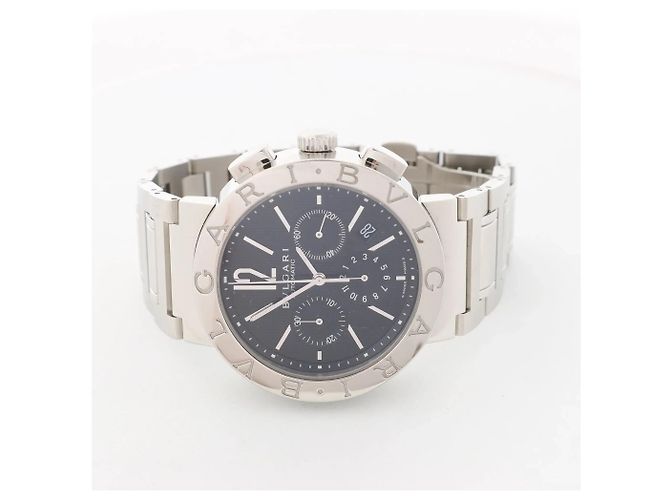 Bulgari Orologio Bvlgari Bvlgari Bvlgari BB42SSCH O3235 SS AT con quadrante nero - vista 4
