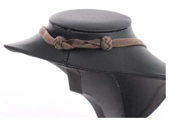 Collana Hermès Isthme in corno di bufalo Brown x Pink Marrone - vista 7