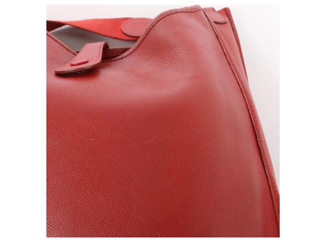 Evelyne Borsa a tracolla Hermès Evelyn I 33 GM Cushbell in Red Rouge vif A: 1997 Rosso - vista 11