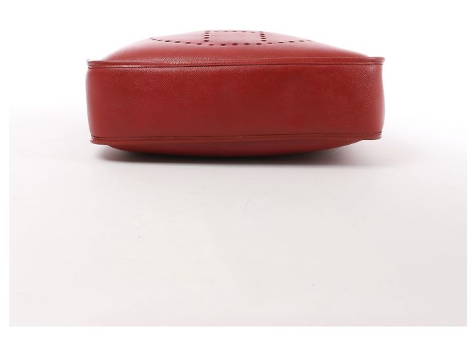 Evelyne Borsa a tracolla Hermès Evelyn I 33 GM Cushbell in Red Rouge vif A: 1997 Rosso - vista 6