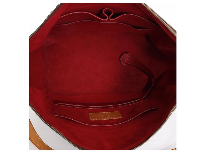 Bolsa de ombro Louis Vuitton Amfar 3 Monogram em marrom Vermelho - vista 11
