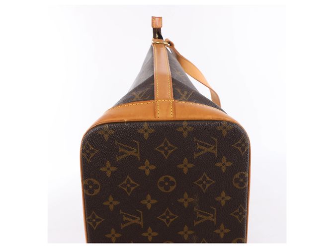 Bolsa de ombro Louis Vuitton Amfar 3 Monogram em marrom Vermelho - vista 8