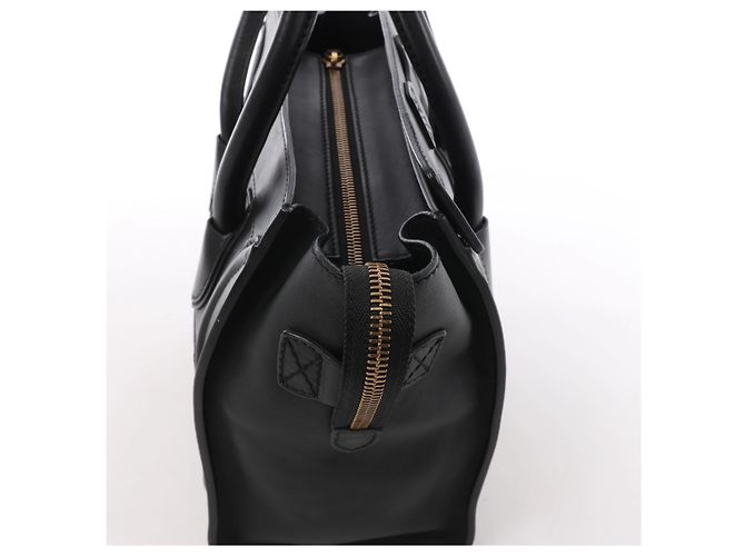 Céline Bolso de mano Celine Luggage Micro de piel en negro - vista 5